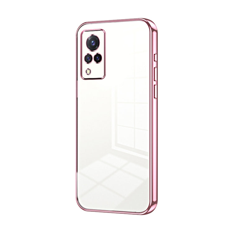 Transparent Plating Fine Hole Phone Case