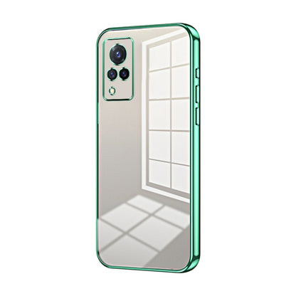 Transparent Plating Fine Hole Phone Case