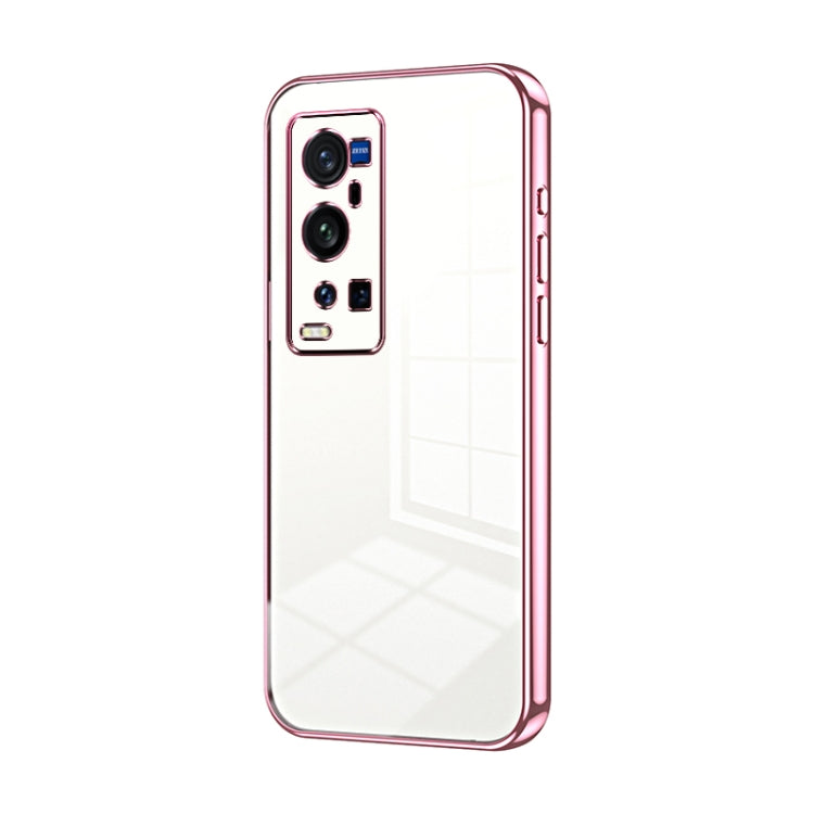 Transparent Plating Fine Hole Phone Case