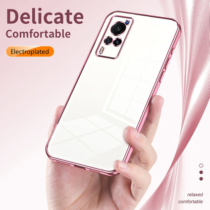 Transparent Plating Fine Hole Phone Case