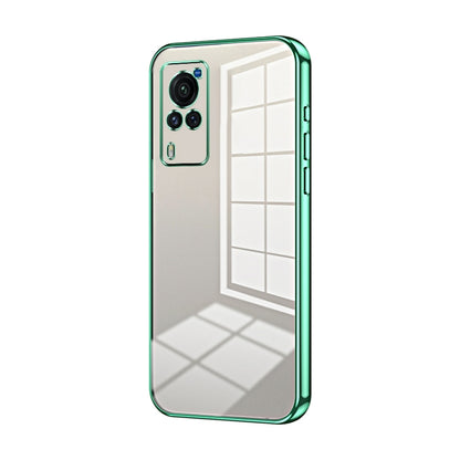 Transparent Plating Fine Hole Phone Case