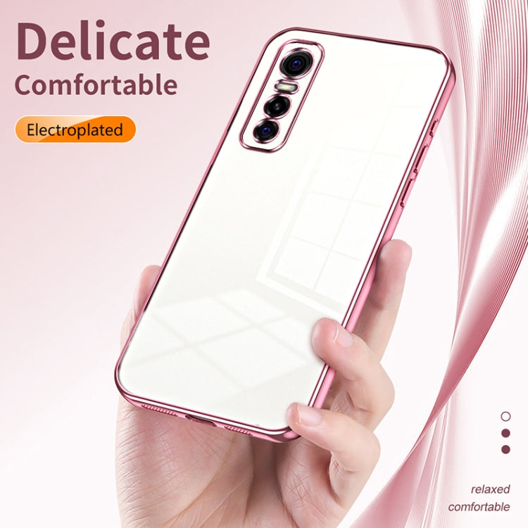 Transparent Plating Fine Hole Phone Case, Series 12