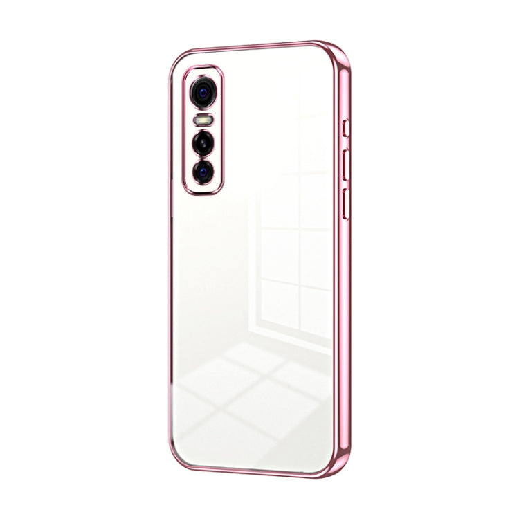 Transparent Plating Fine Hole Phone Case, Series 12