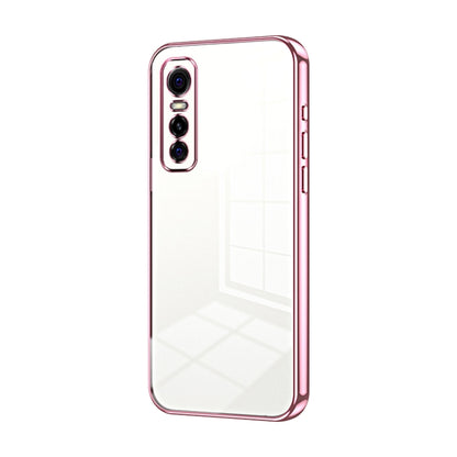 Transparent Plating Fine Hole Phone Case, Series 12