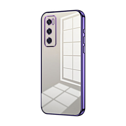 Transparent Plating Fine Hole Phone Case