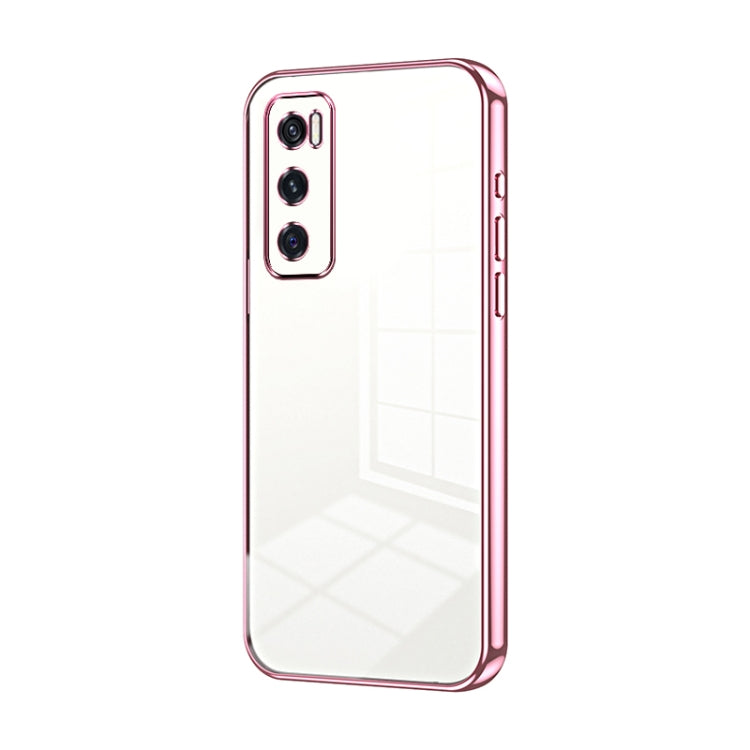 Transparent Plating Fine Hole Phone Case, Series 15