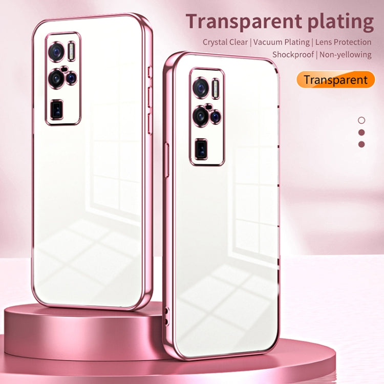 Transparent Plating Fine Hole Phone Case