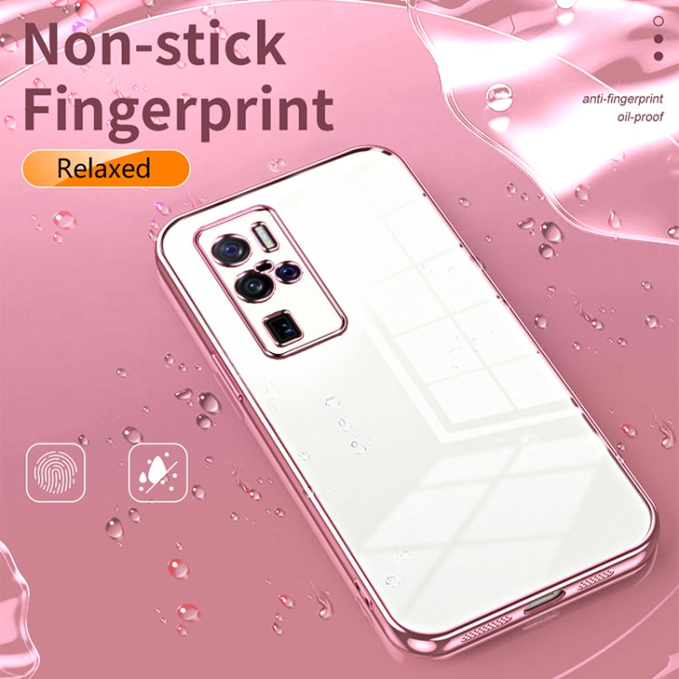 Transparent Plating Fine Hole Phone Case