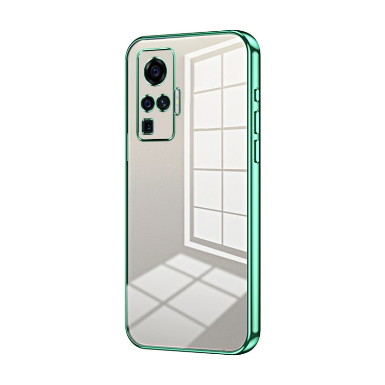 Transparent Plating Fine Hole Phone Case