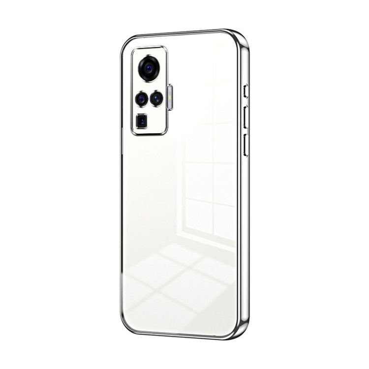 Transparent Plating Fine Hole Phone Case