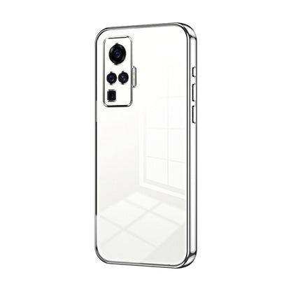 Transparent Plating Fine Hole Phone Case