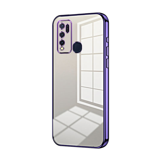 Transparent Plating Fine Hole Phone Case