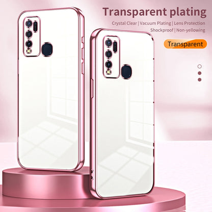 Transparent Plating Fine Hole Phone Case