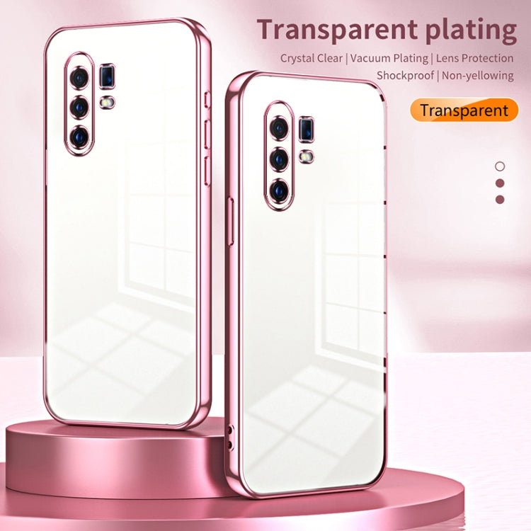 Transparent Plating Fine Hole Phone Case