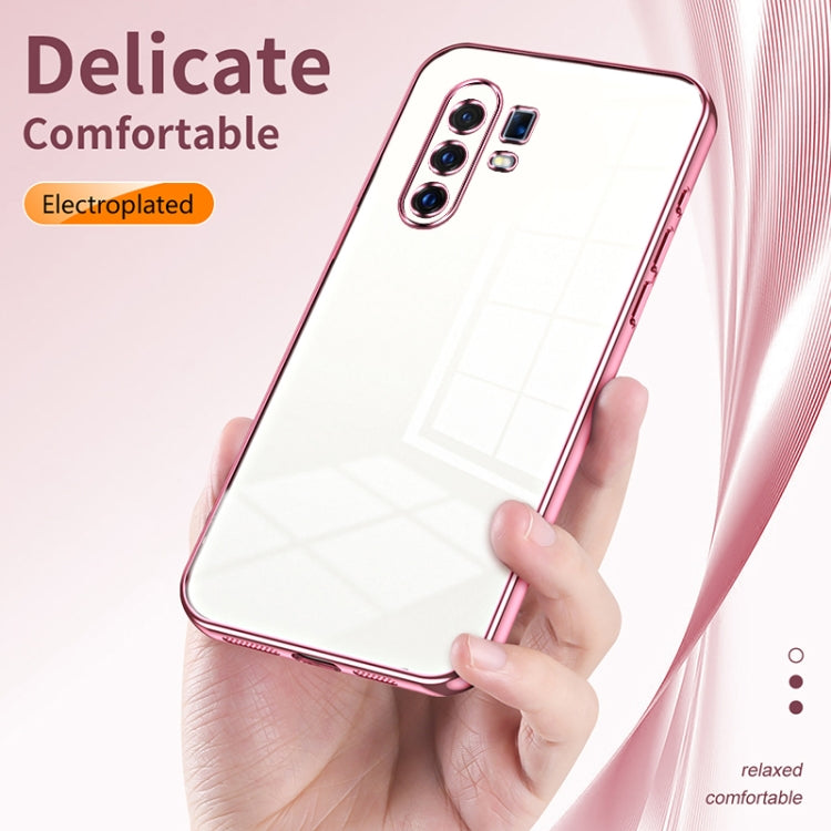 Transparent Plating Fine Hole Phone Case