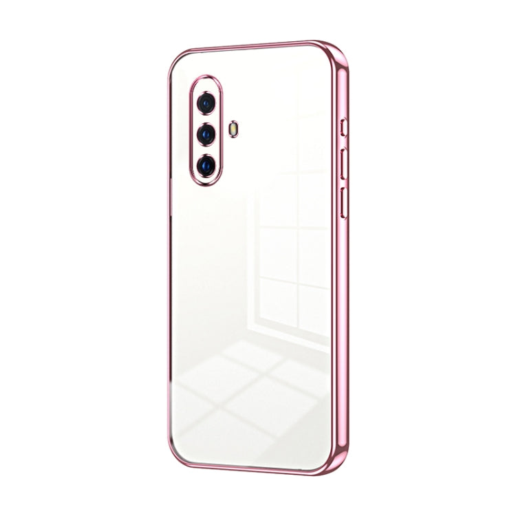 Transparent Plating Fine Hole Phone Case