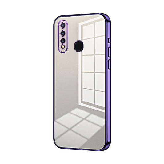 Transparent Plating Fine Hole Phone Case