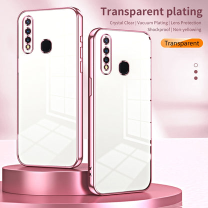 Transparent Plating Fine Hole Phone Case