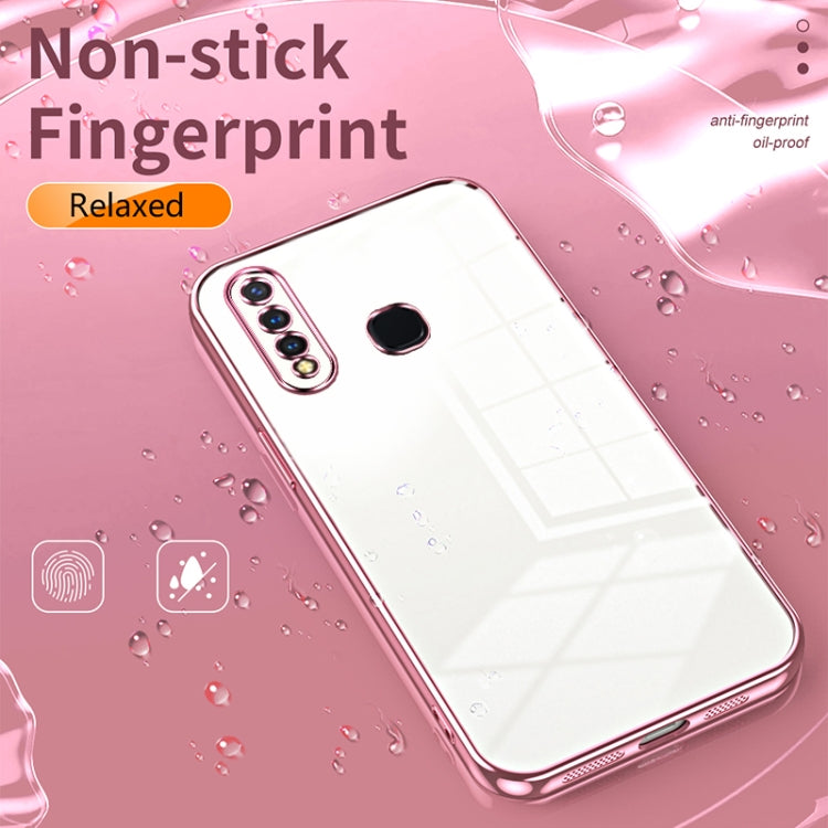 Transparent Plating Fine Hole Phone Case