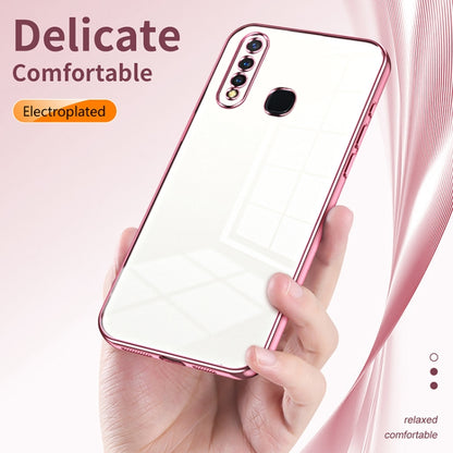 Transparent Plating Fine Hole Phone Case