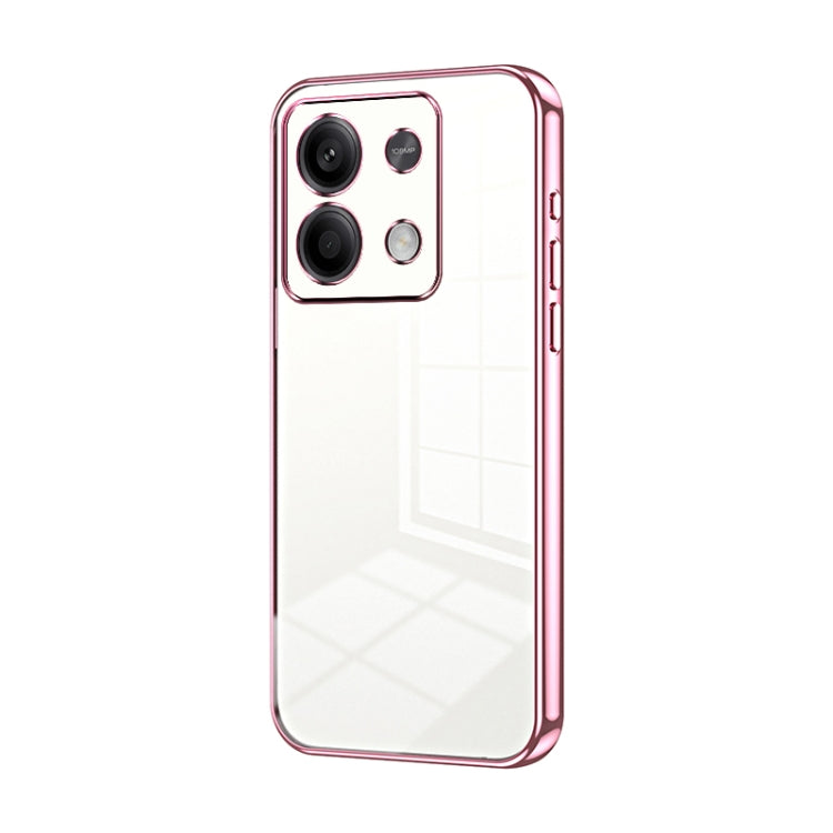 Transparent Plating Fine Hole Phone Case