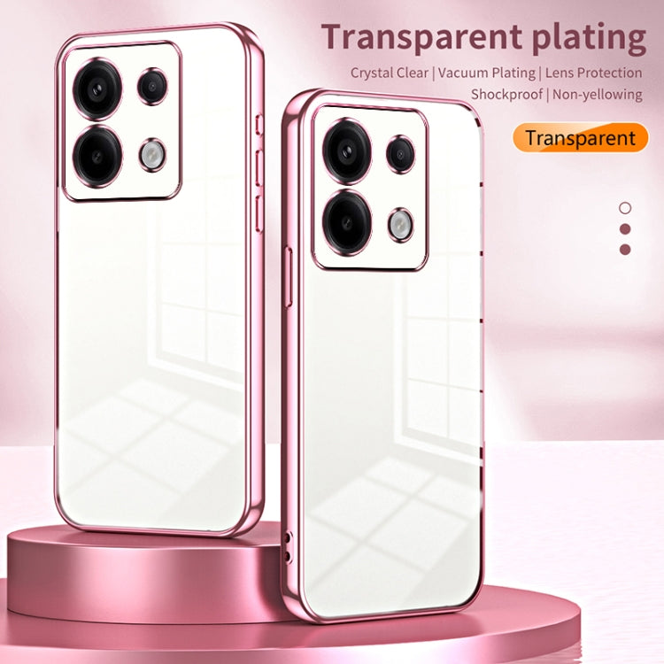 Transparent Plating Fine Hole Phone Case
