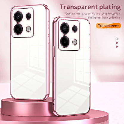 Transparent Plating Fine Hole Phone Case