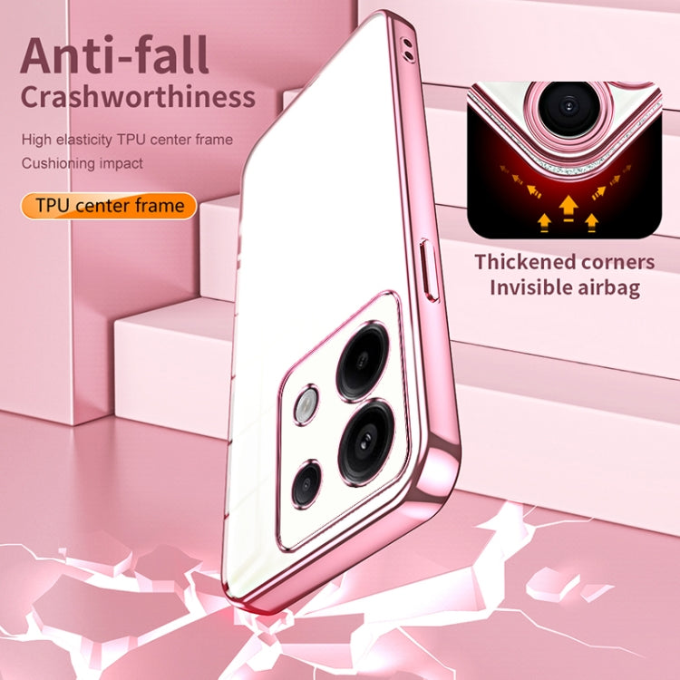 Transparent Plating Fine Hole Phone Case