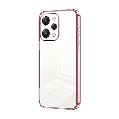 Transparent Plating Fine Hole Phone Case