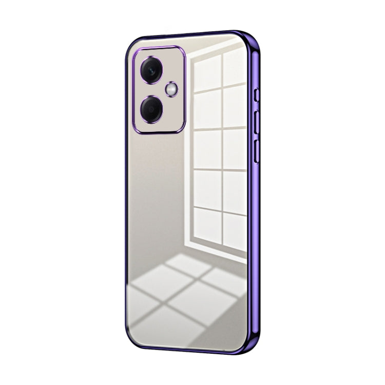 Transparent Plating Fine Hole Phone Case