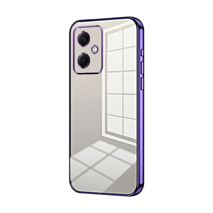 Transparent Plating Fine Hole Phone Case