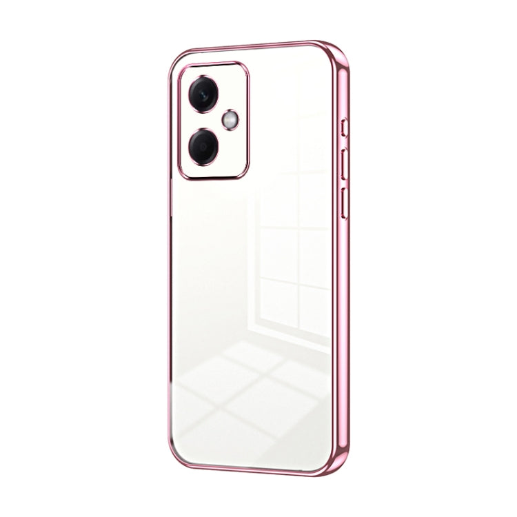 Transparent Plating Fine Hole Phone Case