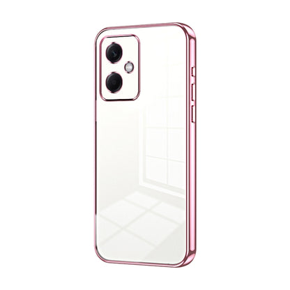 Transparent Plating Fine Hole Phone Case