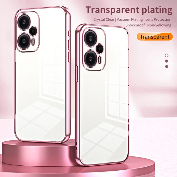 Transparent Plating Fine Hole Phone Case