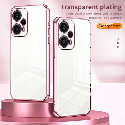Transparent Plating Fine Hole Phone Case