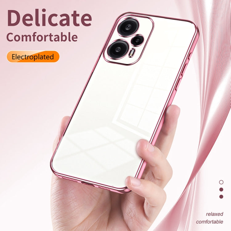 Transparent Plating Fine Hole Phone Case