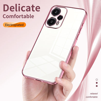 Transparent Plating Fine Hole Phone Case