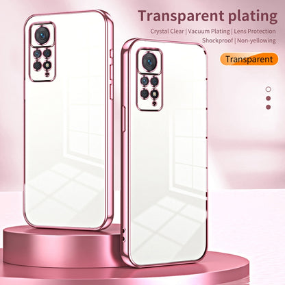 Transparent Plating Fine Hole Phone Case