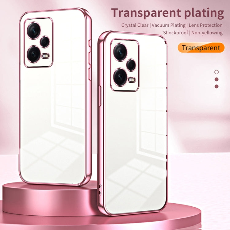 Transparent Plating Fine Hole Phone Case