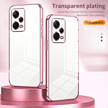 Transparent Plating Fine Hole Phone Case