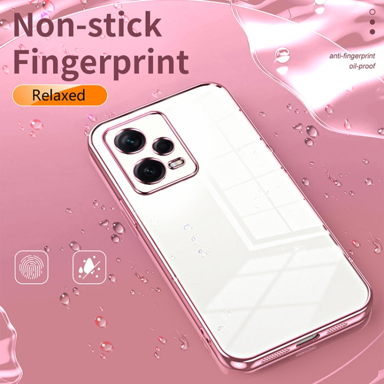 Transparent Plating Fine Hole Phone Case