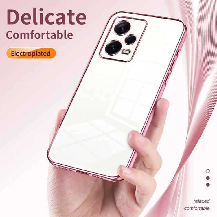 Transparent Plating Fine Hole Phone Case