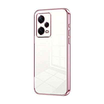 Transparent Plating Fine Hole Phone Case