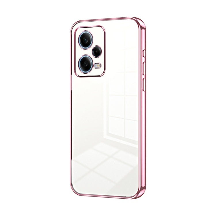 Transparent Plating Fine Hole Phone Case