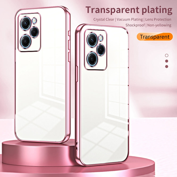 Transparent Plating Fine Hole Phone Case
