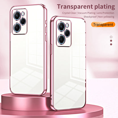 Transparent Plating Fine Hole Phone Case