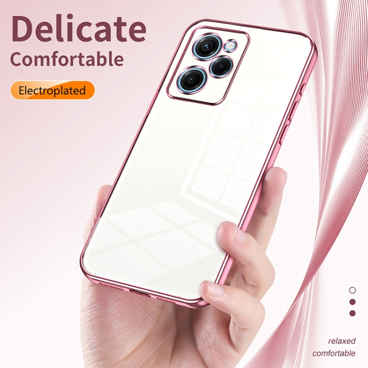Transparent Plating Fine Hole Phone Case