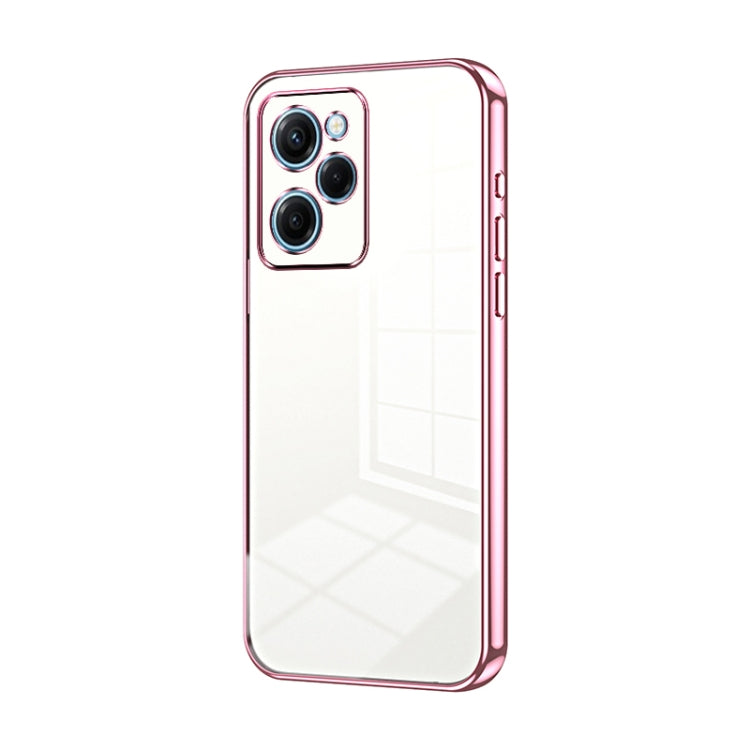 Transparent Plating Fine Hole Phone Case