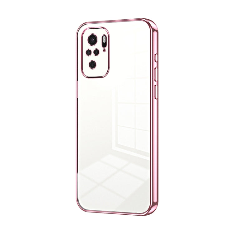 Transparent Plating Fine Hole Phone Case