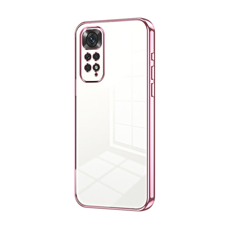 Transparent Plating Fine Hole Phone Case